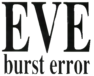 Eve: Burst Error title screen for Sega Saturn